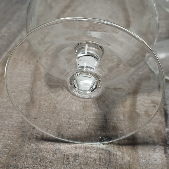 Vintage Hand Blown Floral Etched Stemware Drinks or Dessert Made Poland - Picture 7 of 7